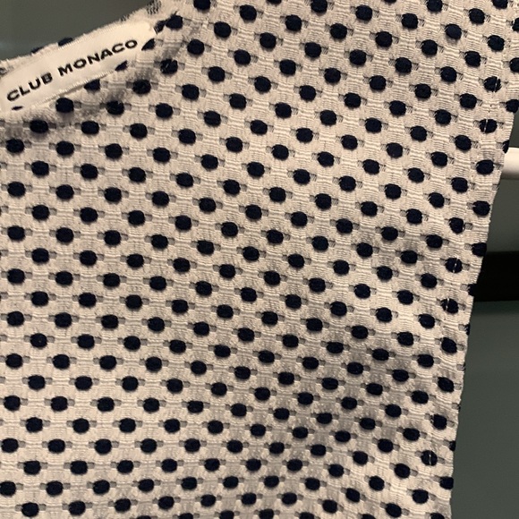 CLUB MONACO - peplum top - size M - Picture 3 of 4